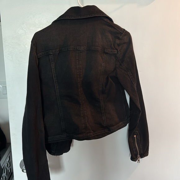 True Religion Black Jean Jacket Small - Picture 3 of 3